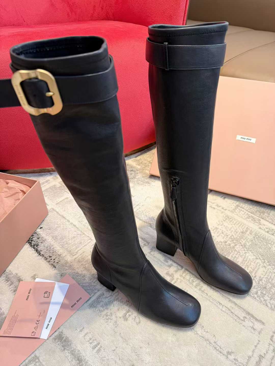 Miu Miu Knight boots view 4