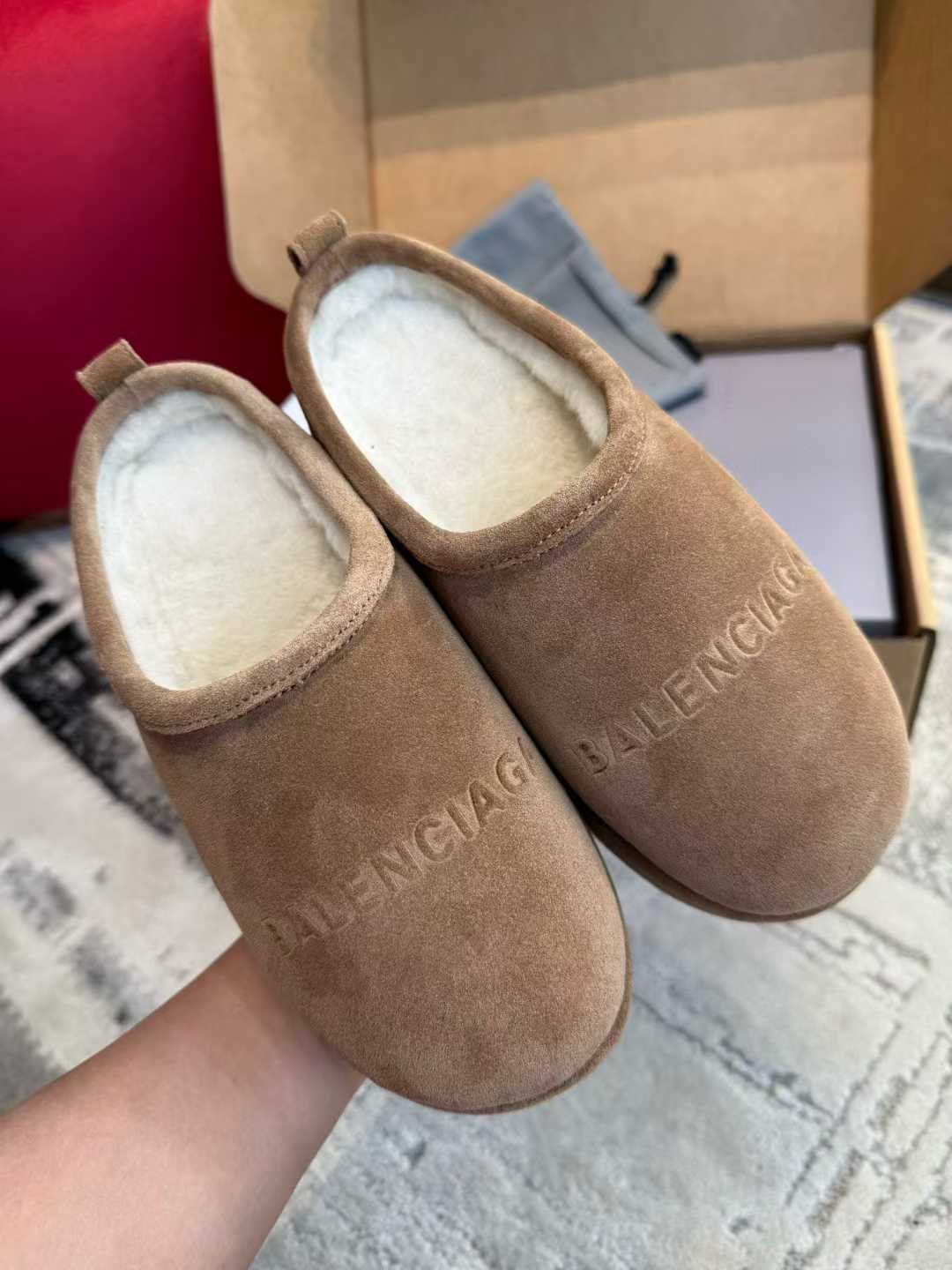 Balenciaga Wool slippers view 1