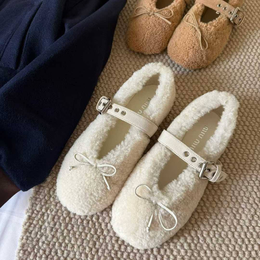 Miu Miu New Maomao Mary Jane Ballet Shoes view 1