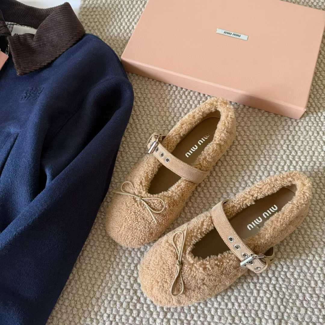 Miu Miu New Maomao Mary Jane Ballet Shoes view 4
