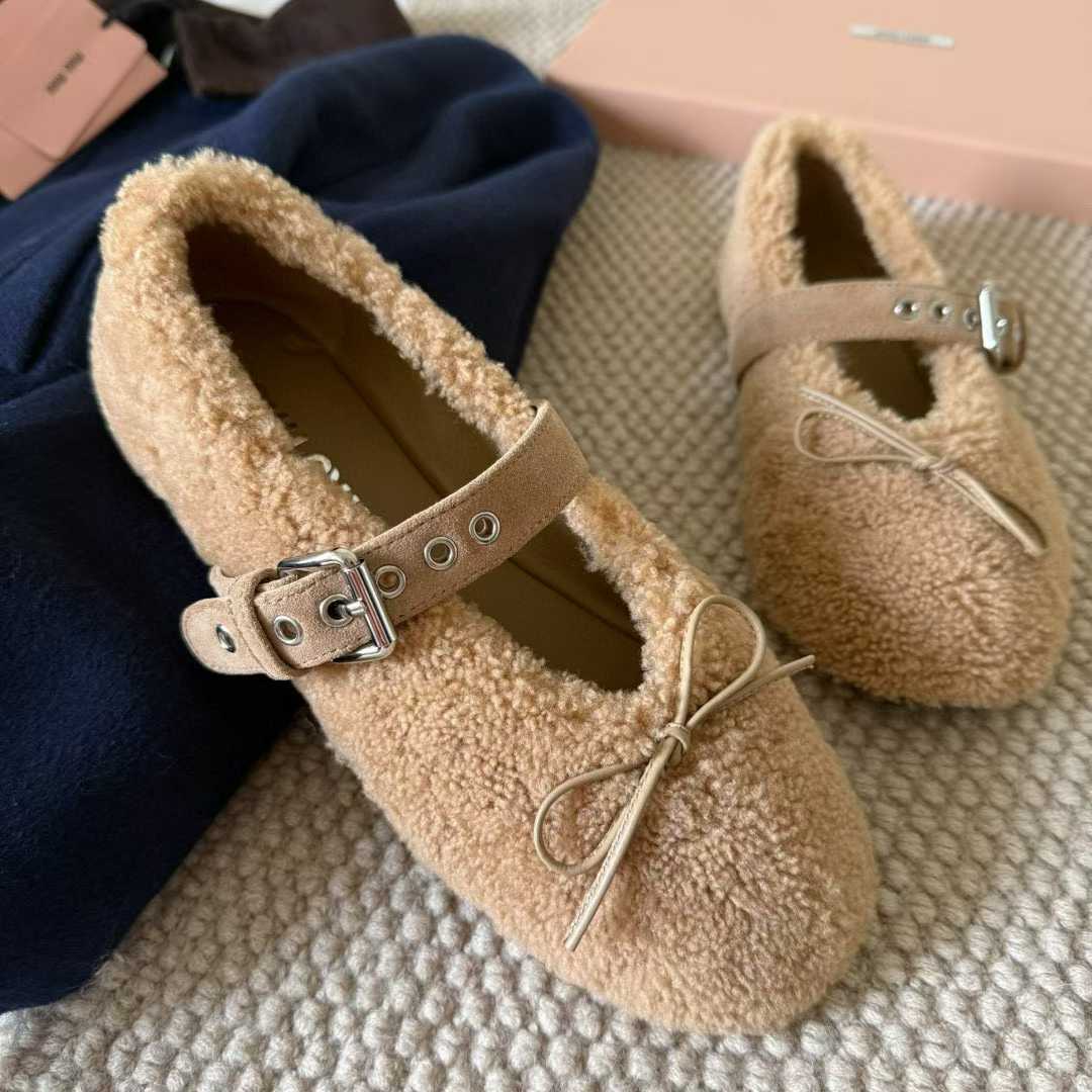 Miu Miu New Maomao Mary Jane Ballet Shoes view 5