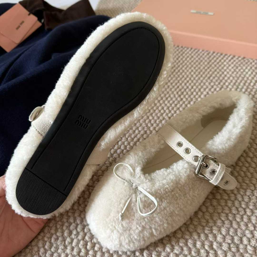 Miu Miu New Maomao Mary Jane Ballet Shoes view 9