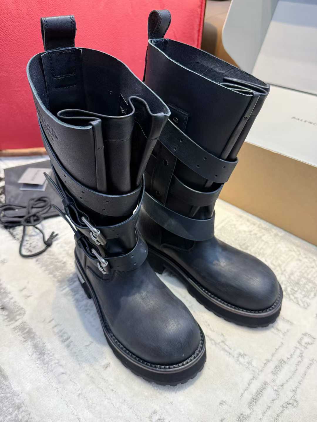 Balenciaga Motorcycle boots view 2