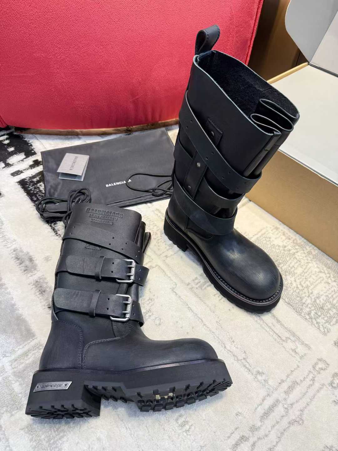 Balenciaga Motorcycle boots view 3