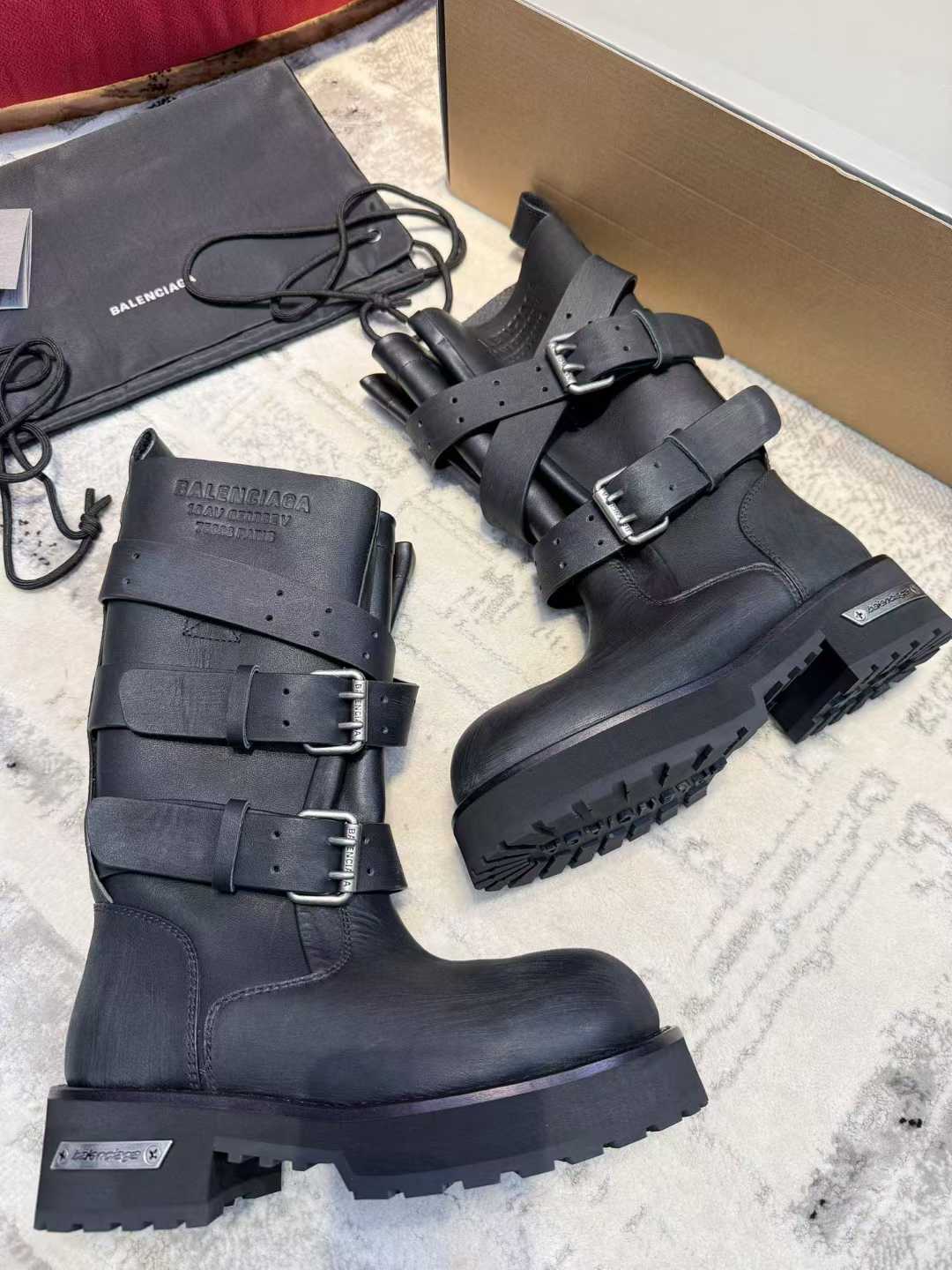 Balenciaga Motorcycle boots view 4