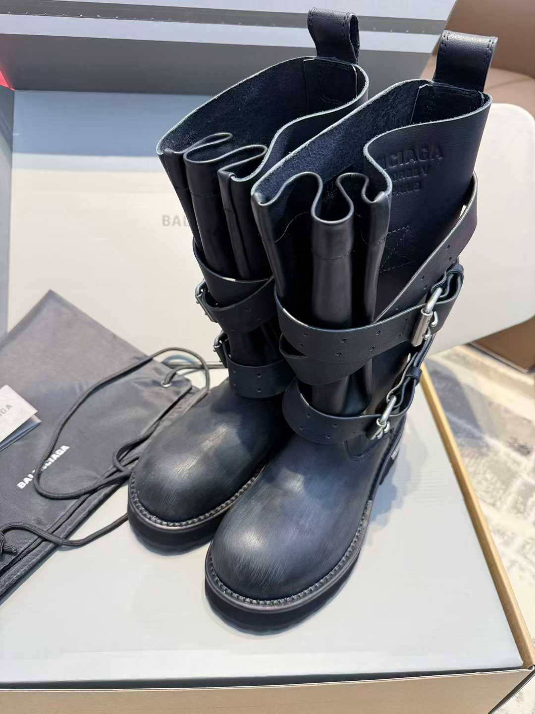 Balenciaga Motorcycle boots view 6