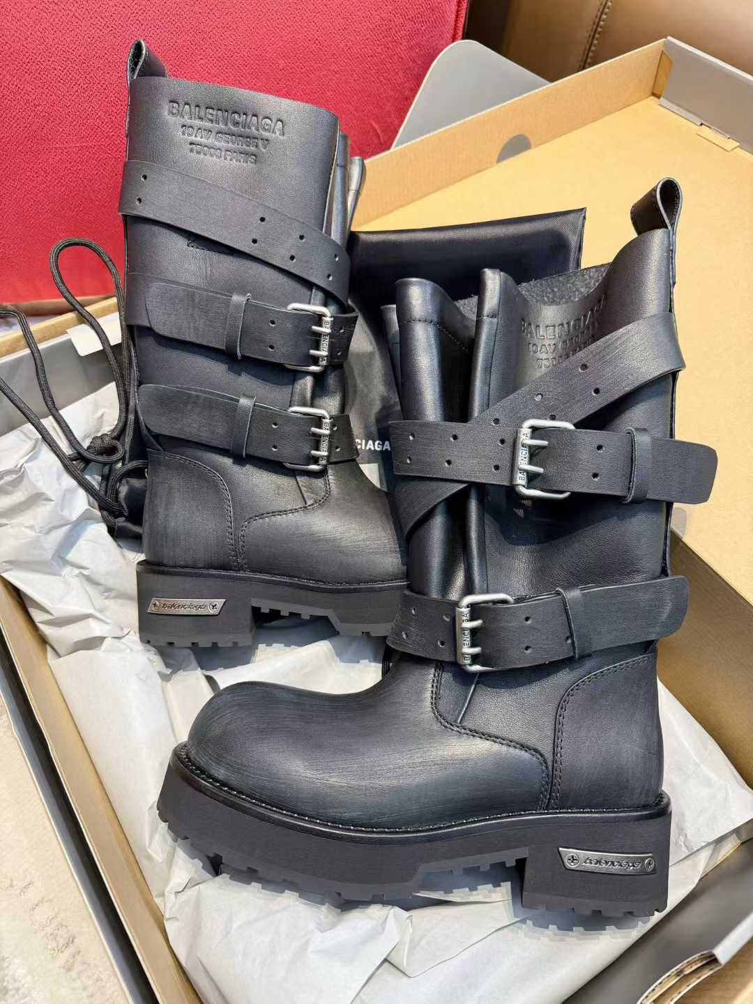 Balenciaga Motorcycle boots view 7