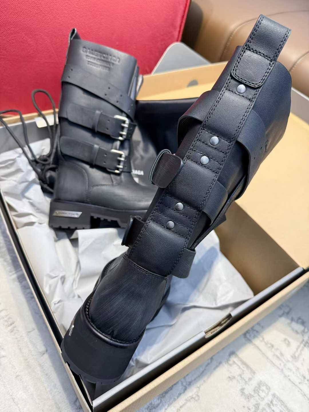 Balenciaga Motorcycle boots view 8