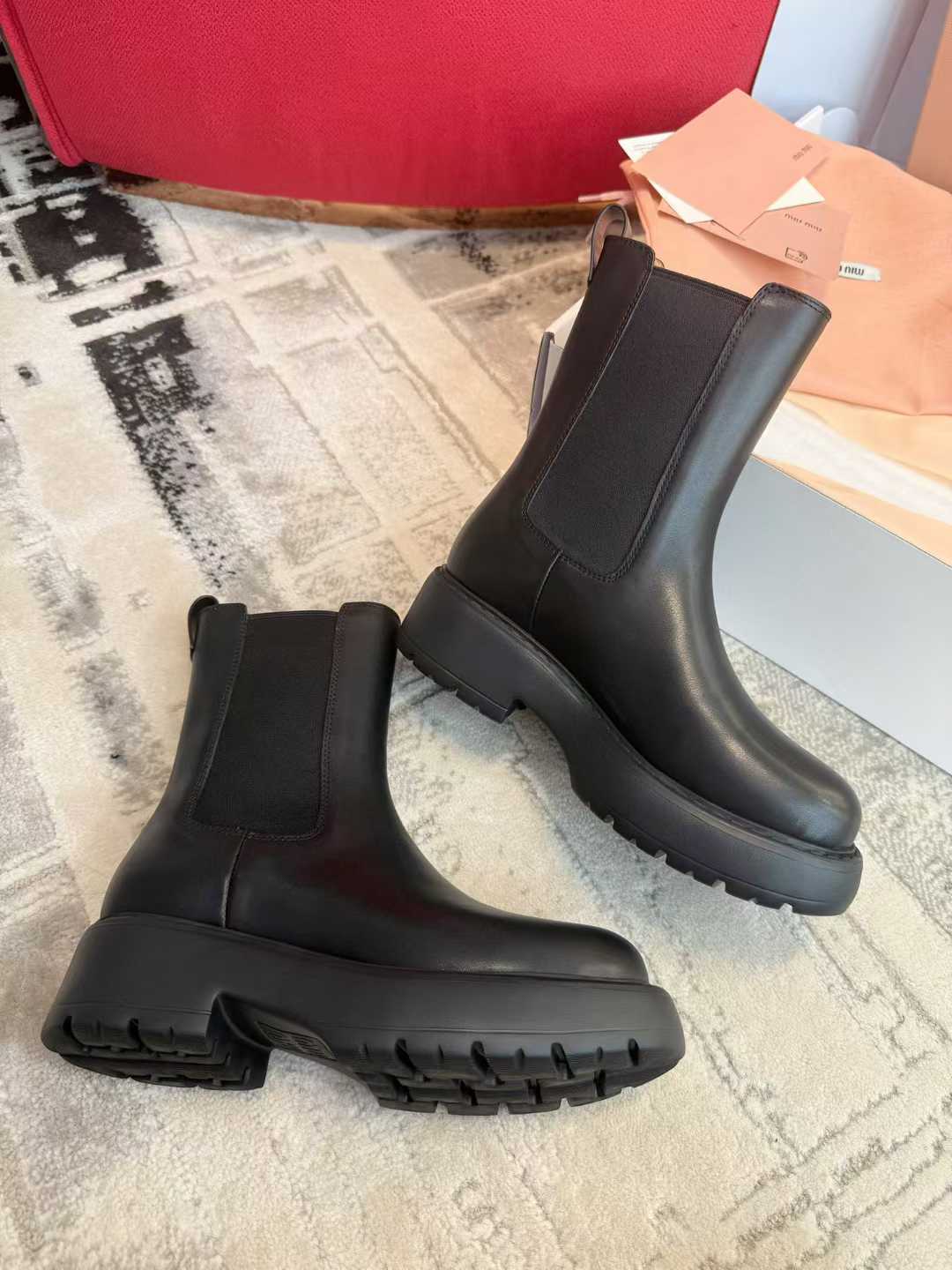 Miu Miu Short boots view 1