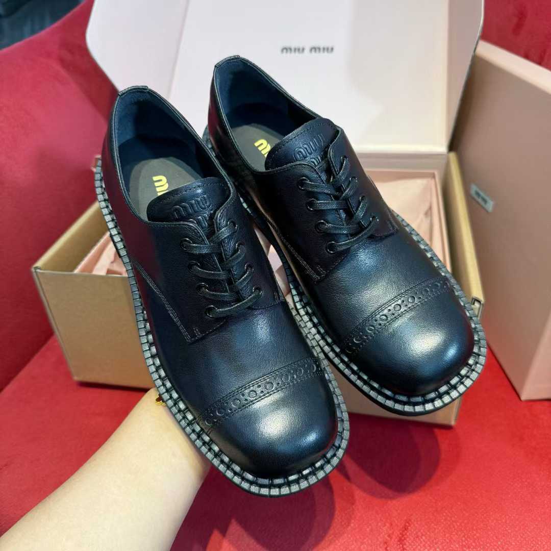 Miu Miu New retro academy fungo shoes view 1