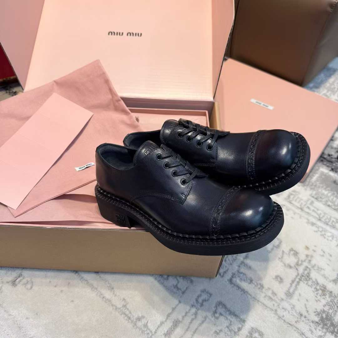 Miu Miu New retro academy fungo shoes view 3
