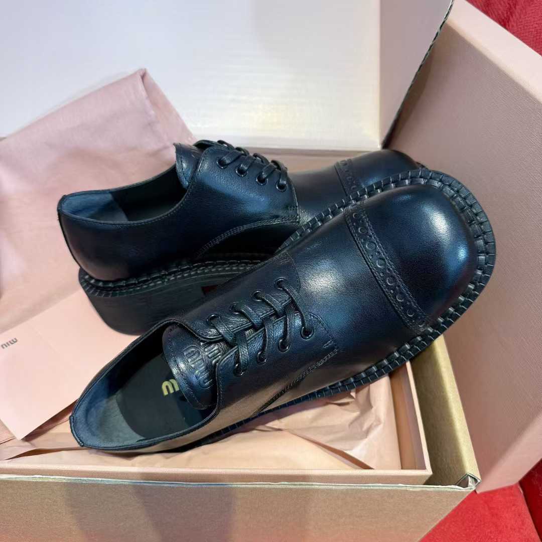Miu Miu New retro academy fungo shoes view 4