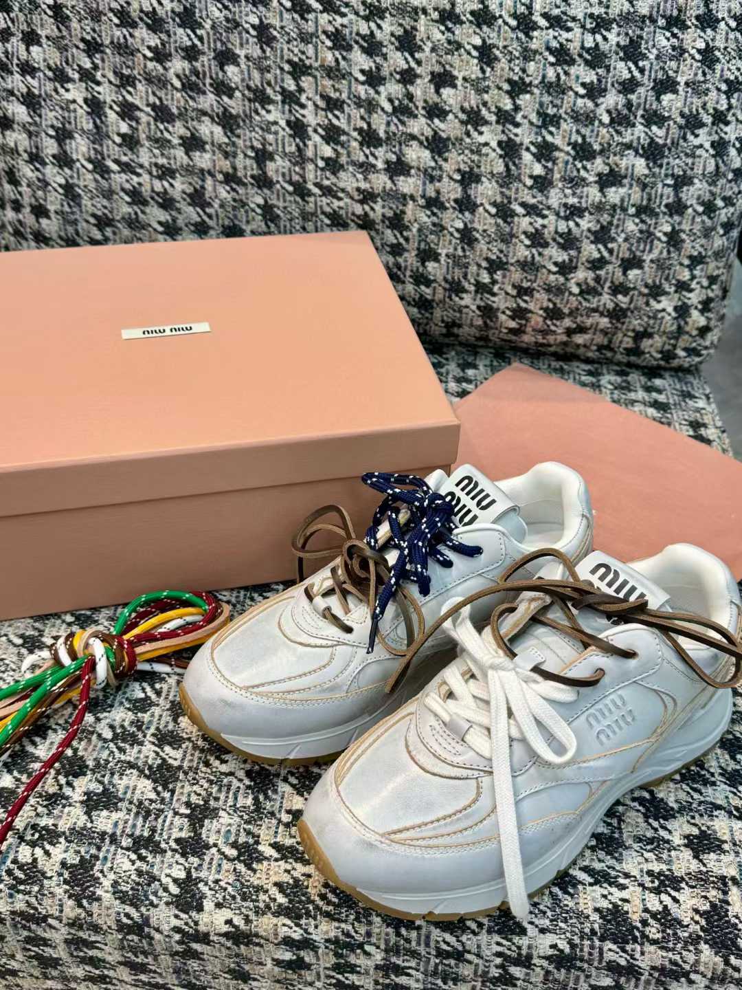 Miu Miu Pachy-soled daddy shoes view 2