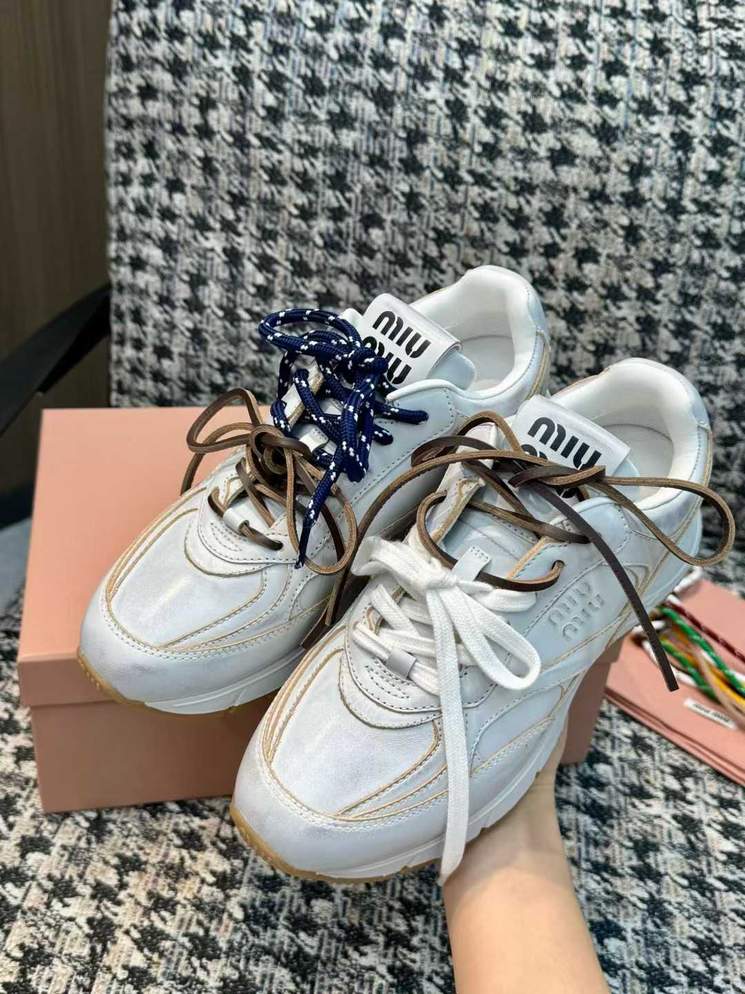 Miu Miu Pachy-soled daddy shoes view 4