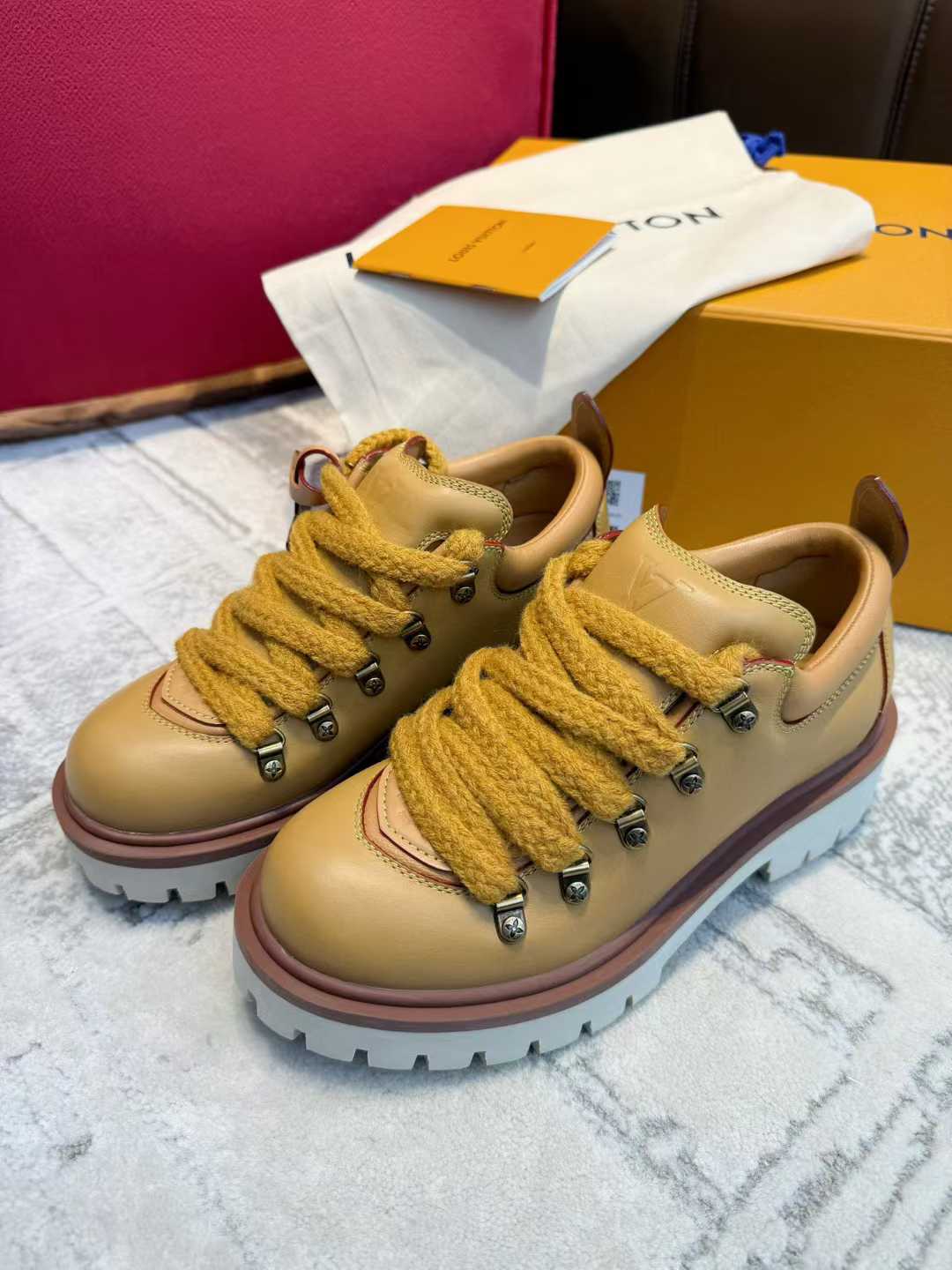 Louis Vuitton Vintage hiking boots view 3