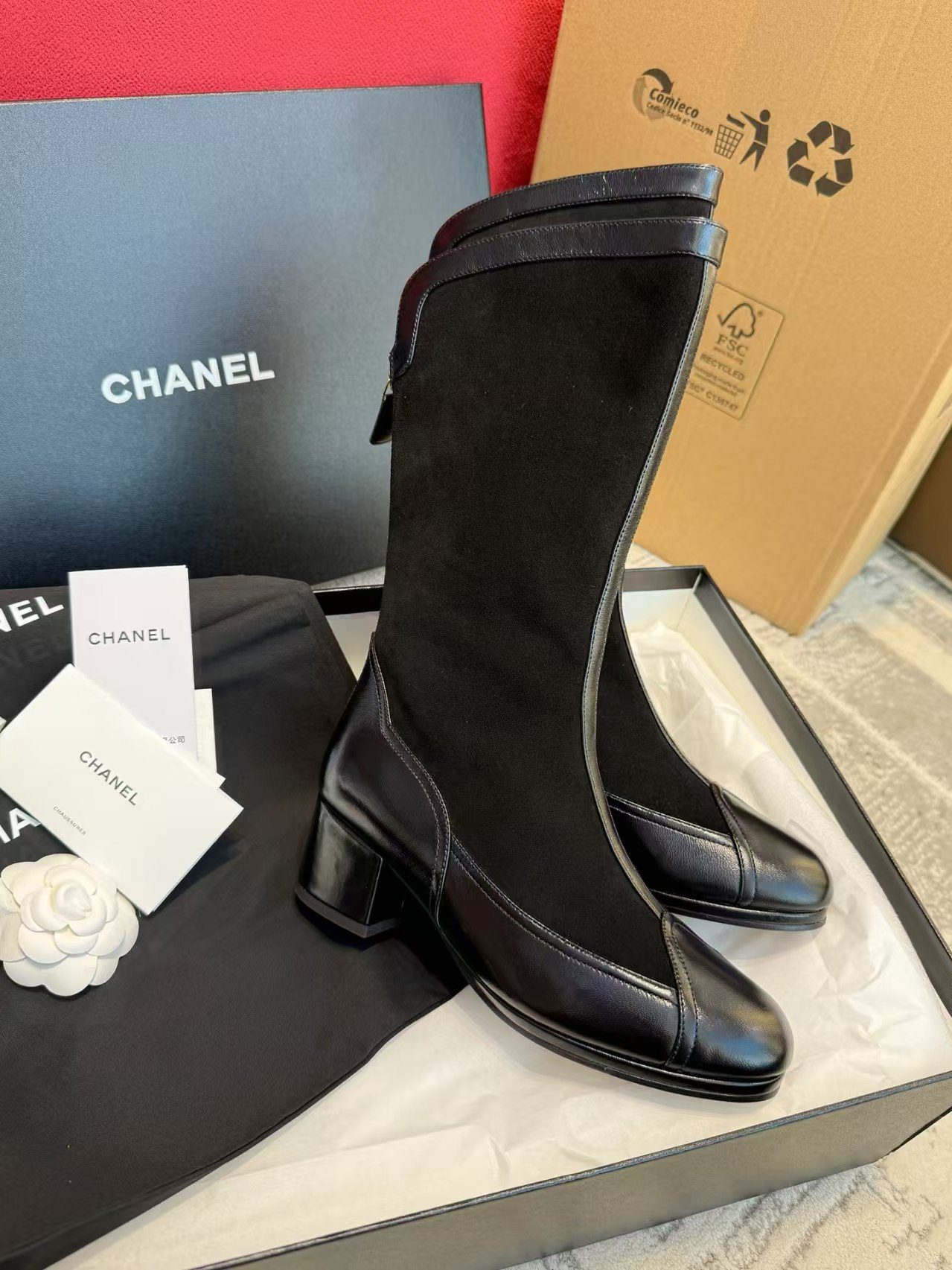Chanel 25A Short boots view 2