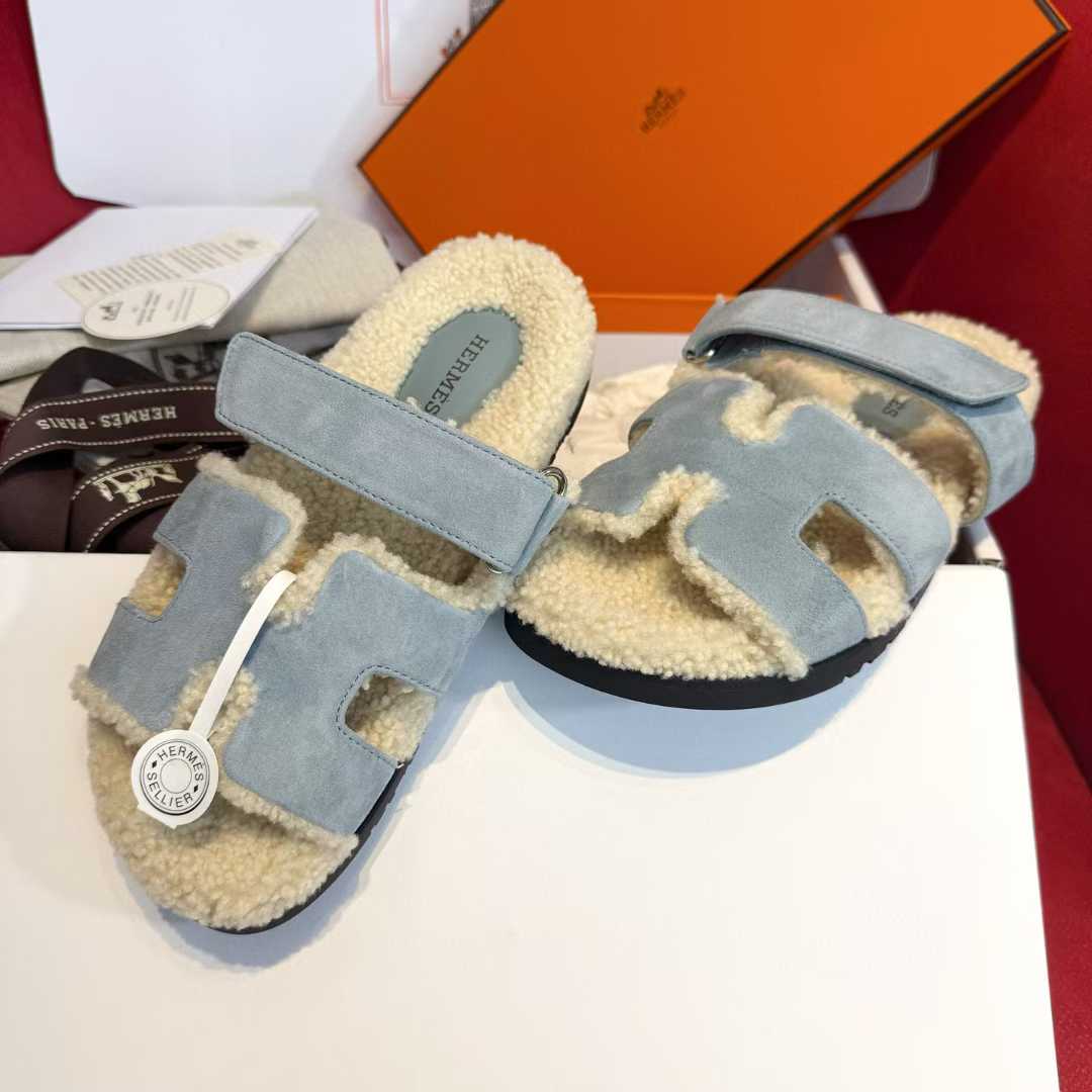 Hermès Second uncle Mao slippers view 4