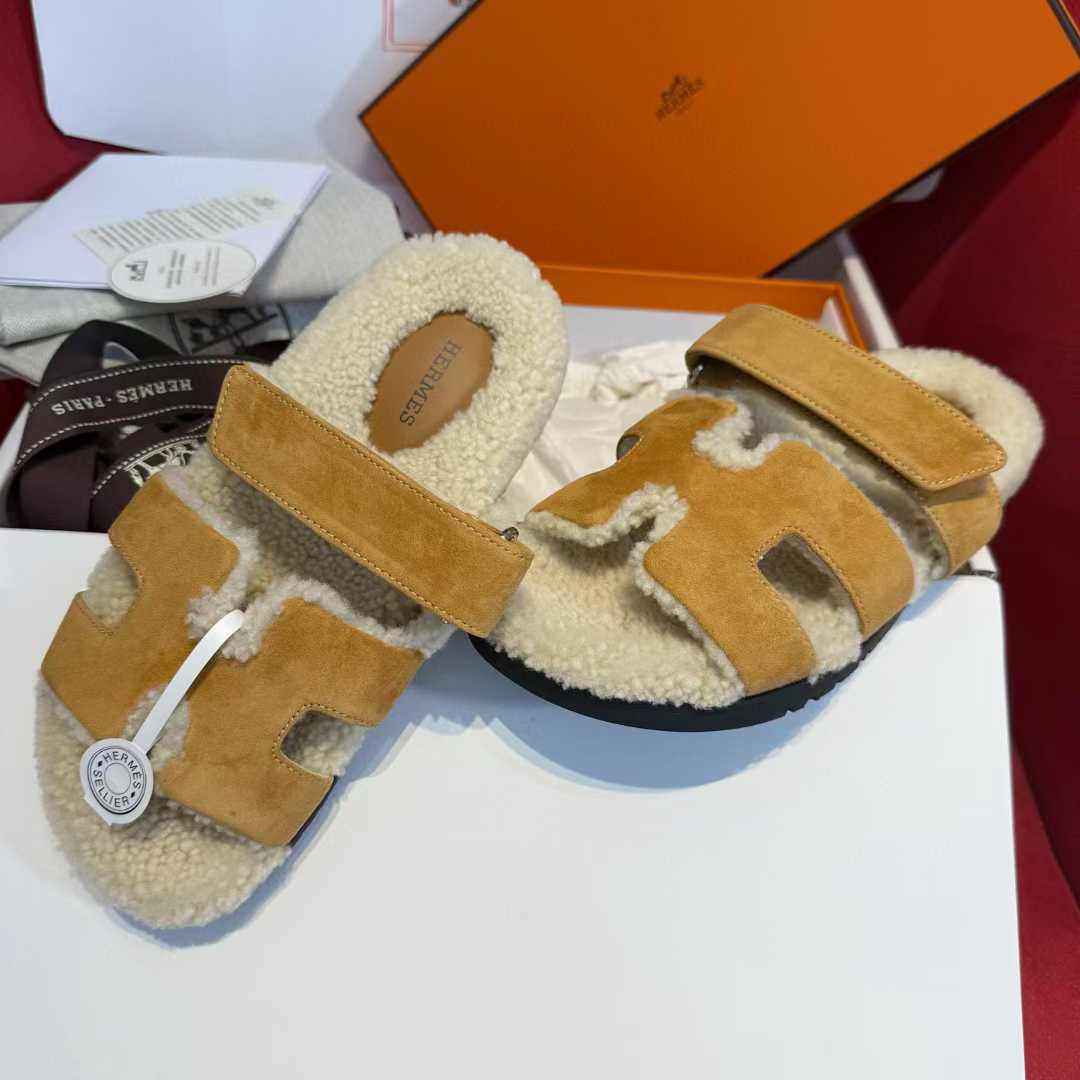 Hermès Second uncle Mao slippers view 6