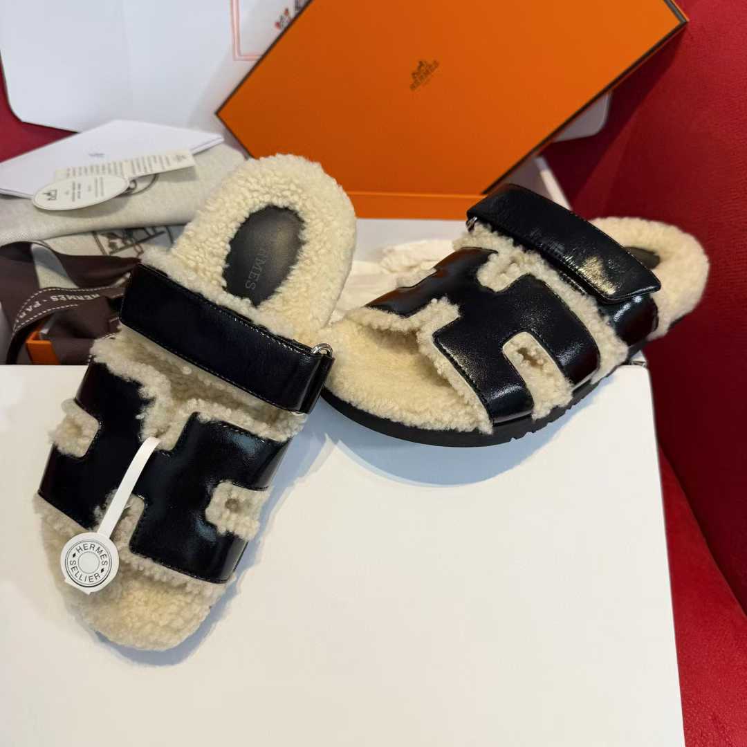 Hermès Second uncle Mao slippers view 6