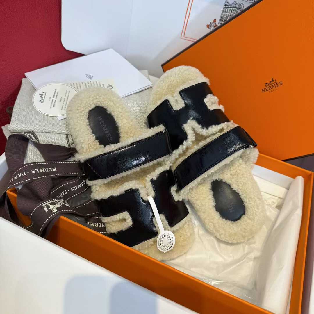 Hermès Second uncle Mao slippers view 7