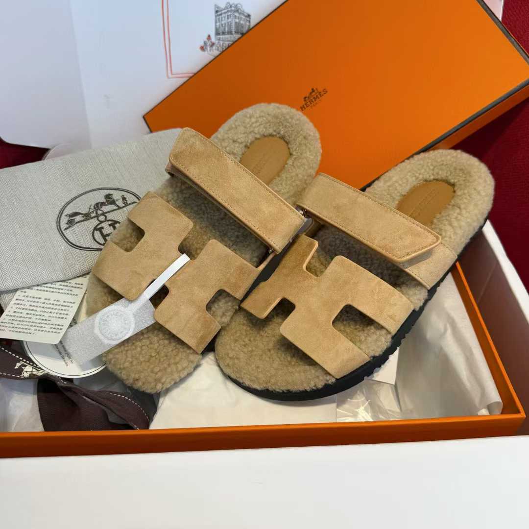 Hermès Second uncle Mao slippers view 4