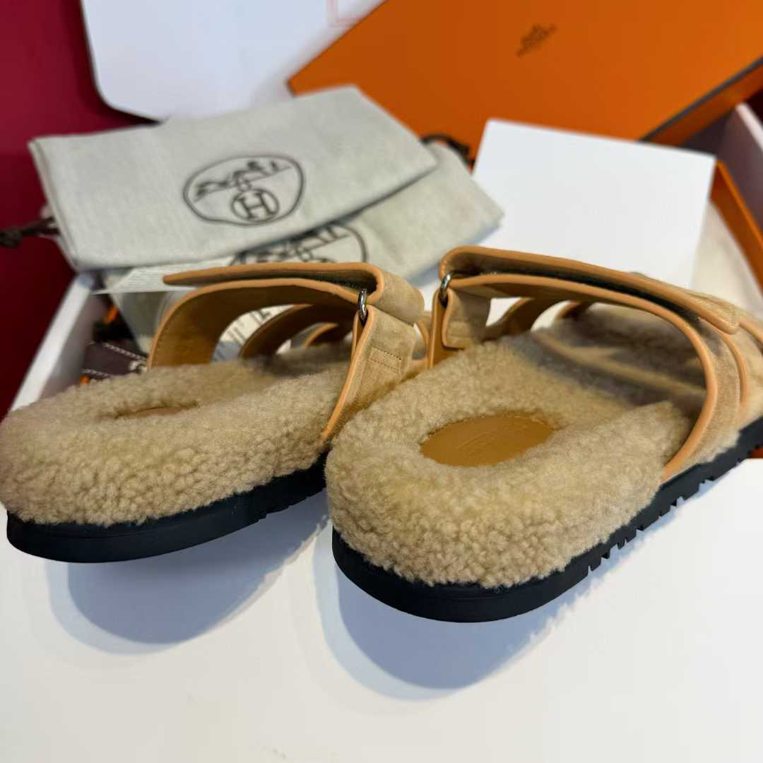 Hermès Second uncle Mao slippers view 8