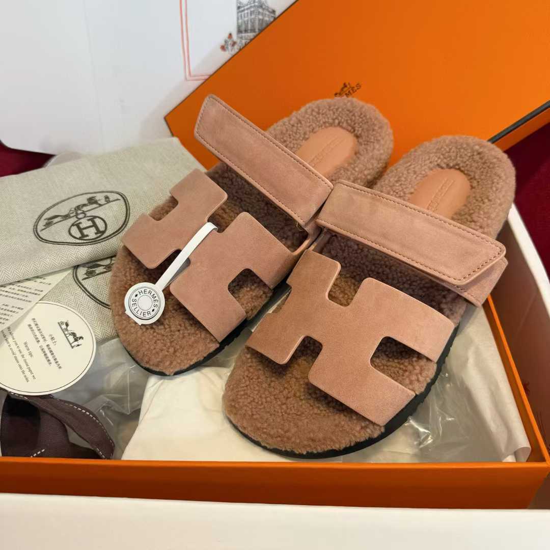 Hermès Second uncle Mao slippers view 4