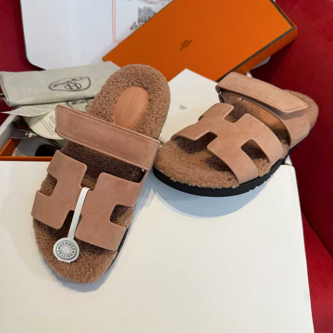 Hermès Second uncle Mao slippers view 6