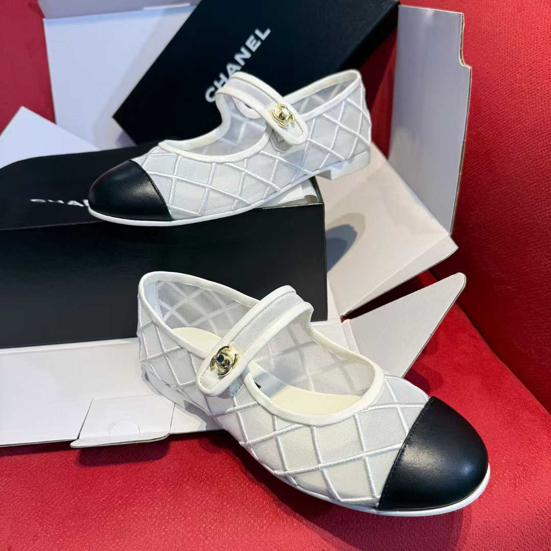 Chanel 25M COCO BEACH Mary Jane Shoes view 6