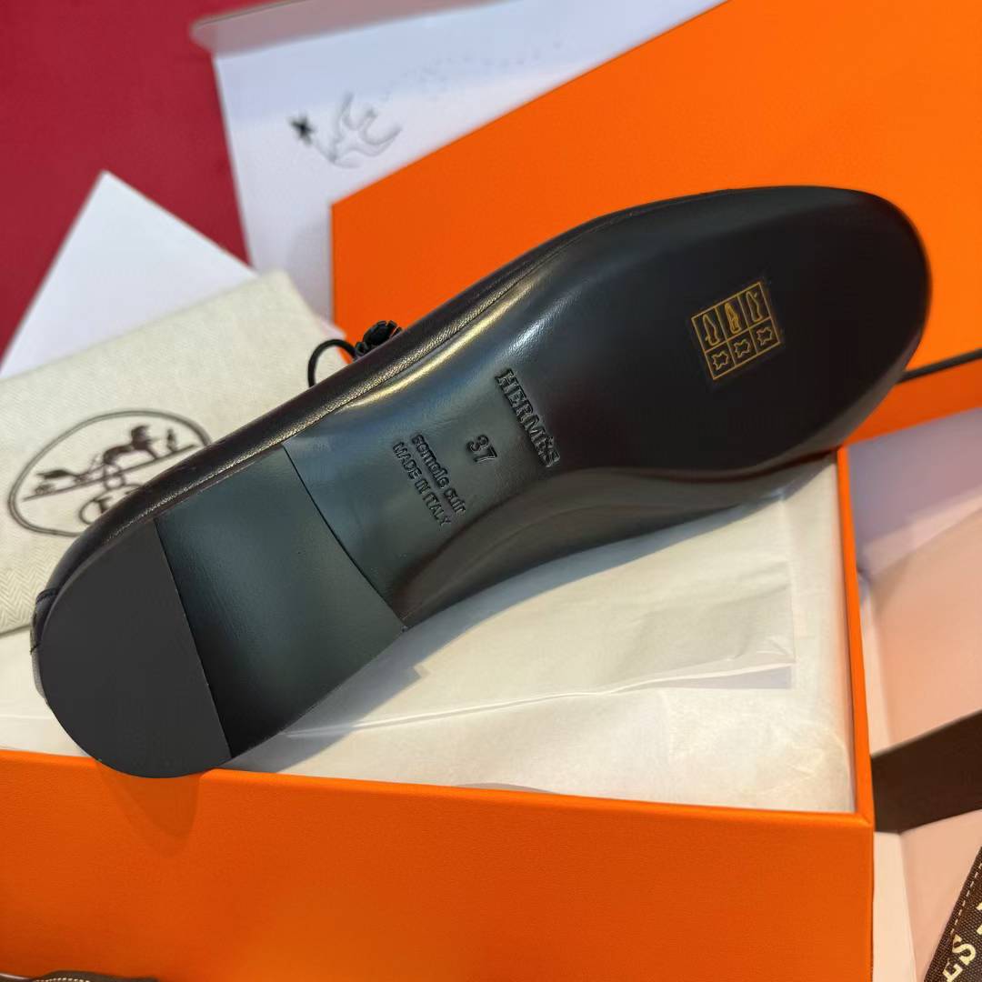 Hermès Mary Jane Shoes view 8