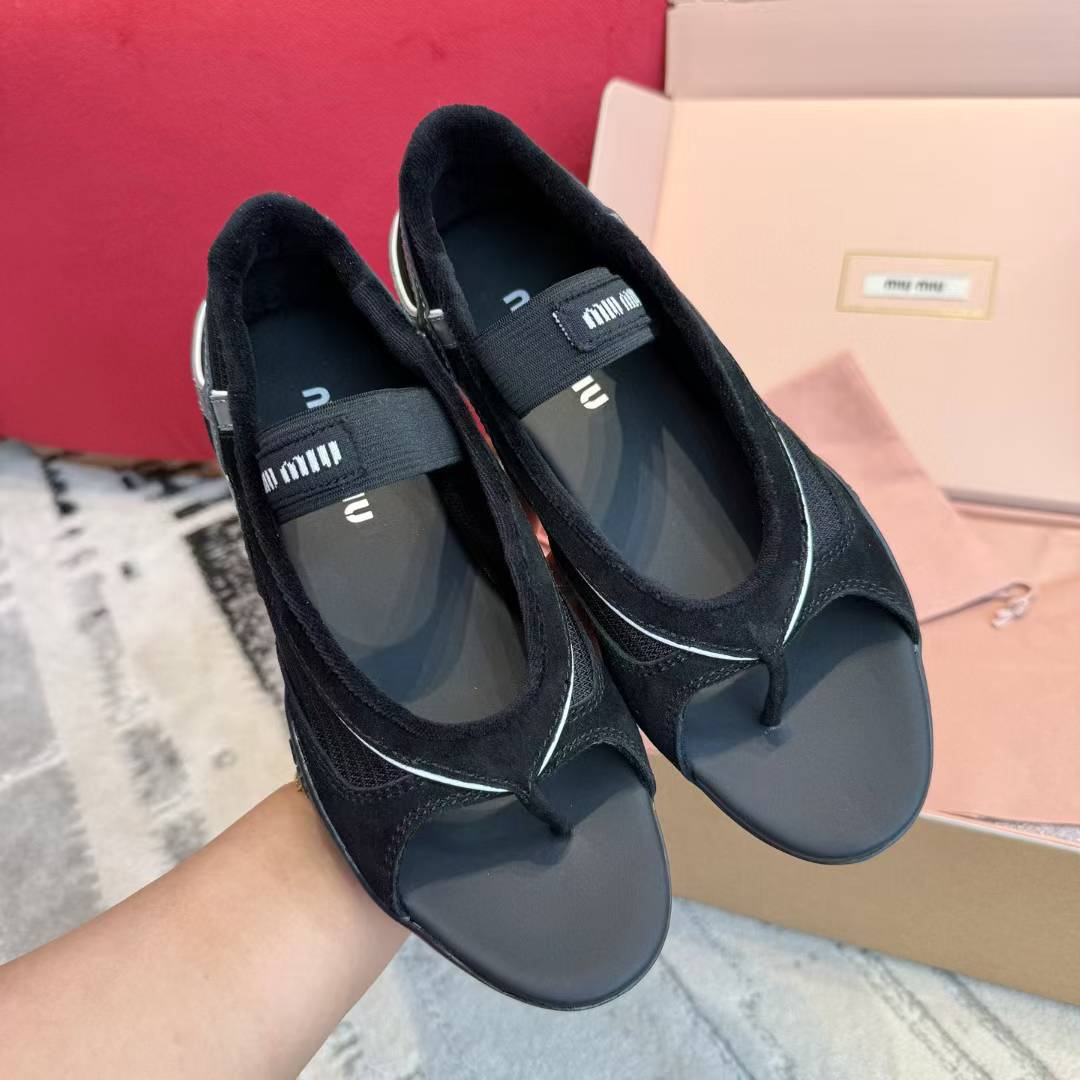 Miu Miu Flat sandals view 1