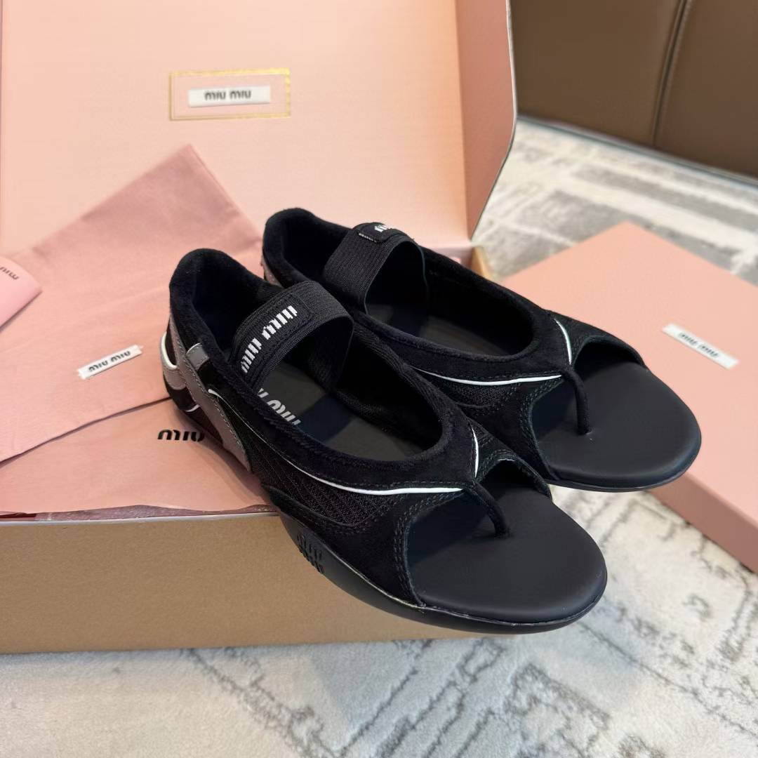 Miu Miu Flat sandals view 3