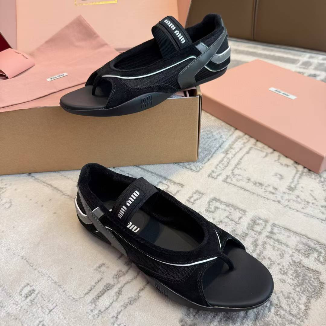 Miu Miu Flat sandals view 5