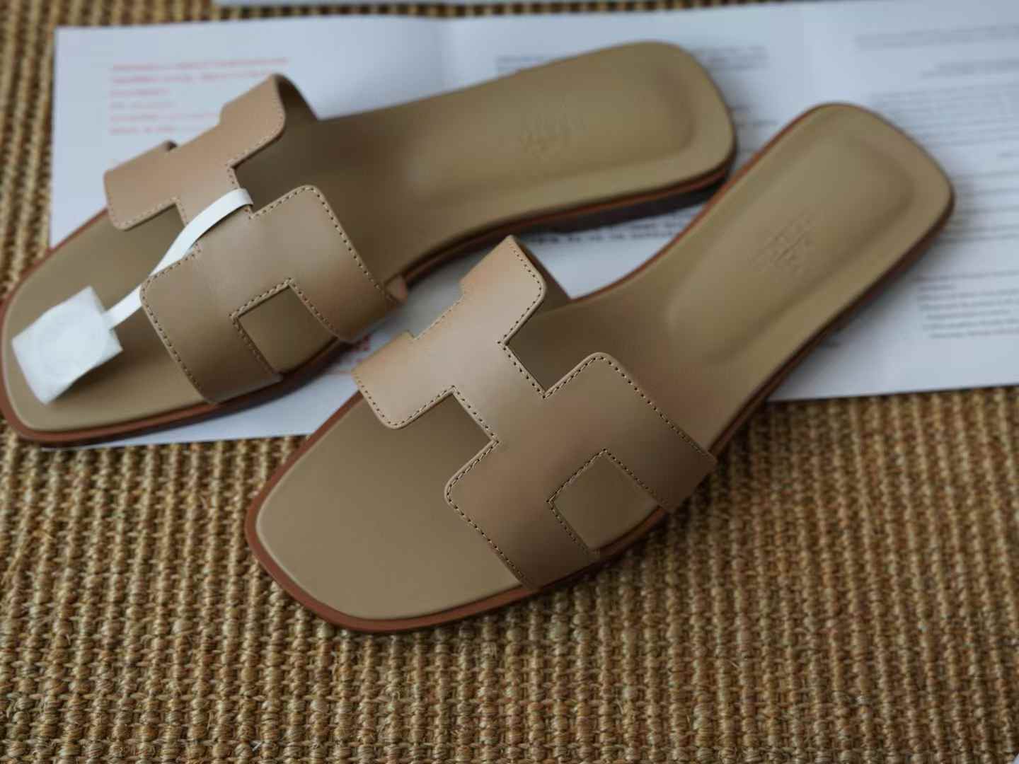 Hermès ORAN EPSOM Slippers view 7
