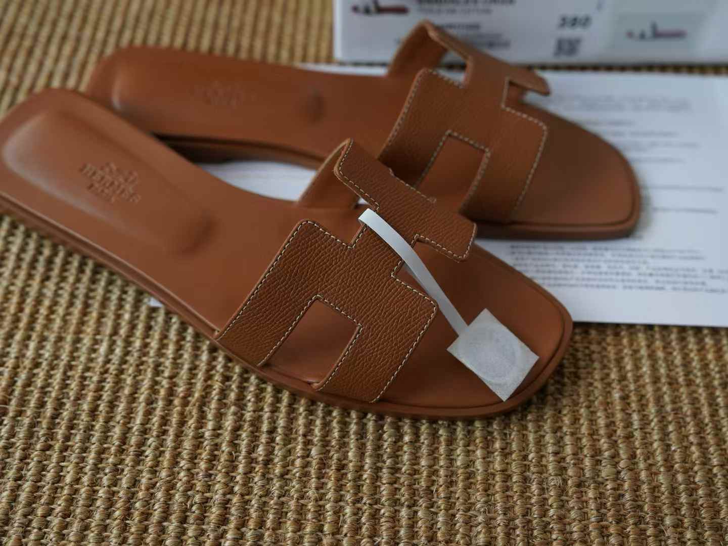 Hermès ORAN EPSOM Slippers view 5