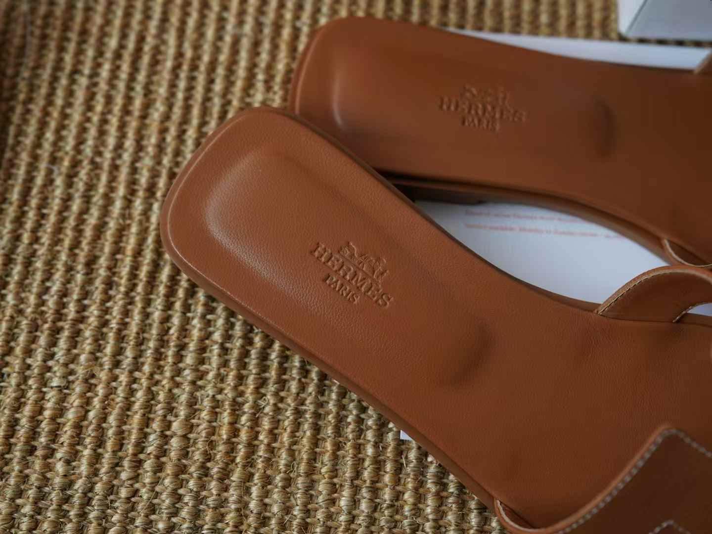 Hermès ORAN EPSOM Slippers view 6