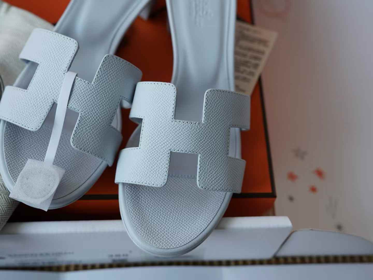 Hermès ORAN EPSOM Slippers view 9