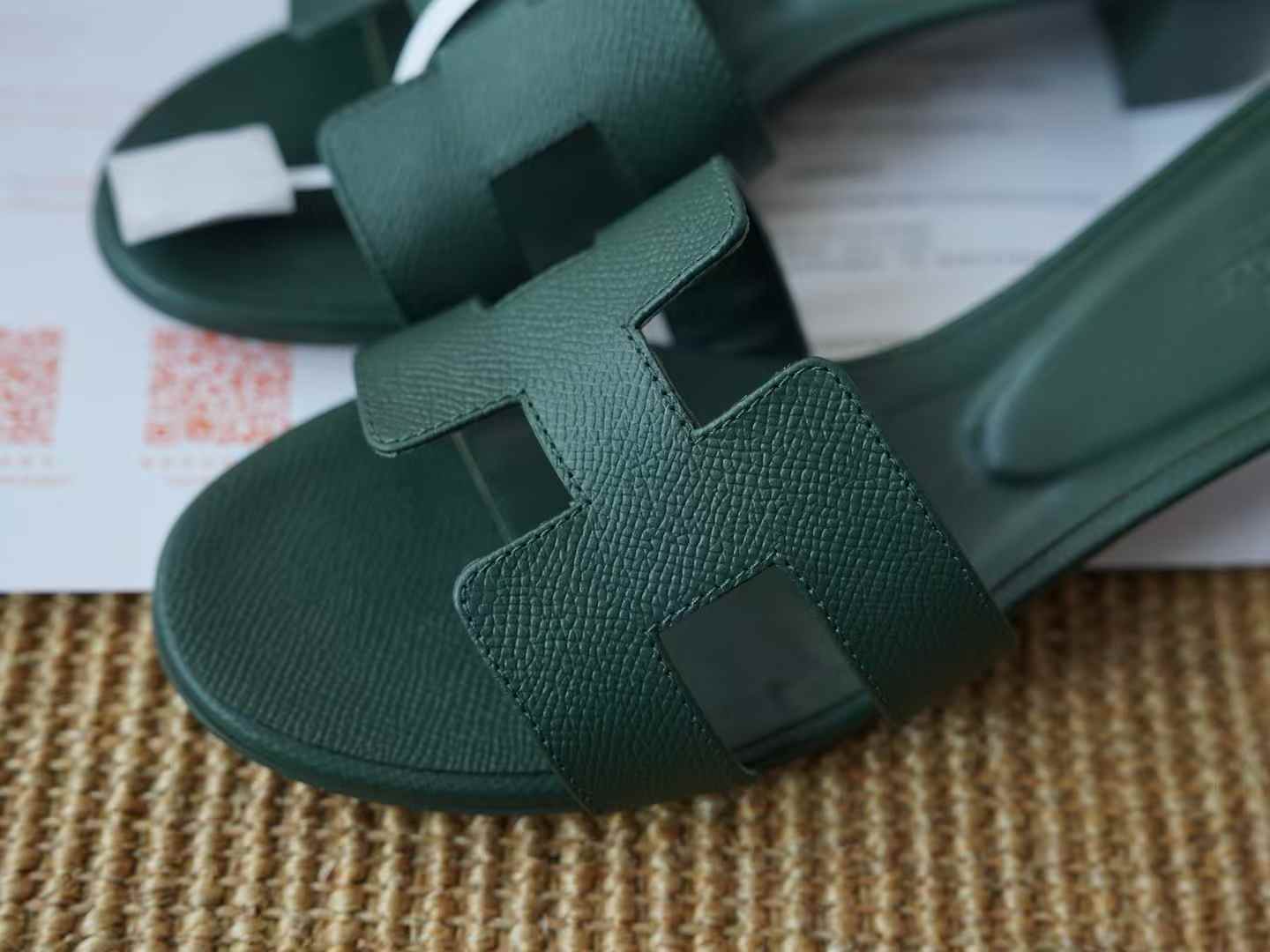 Hermès ORAN EPSOM Slippers view 5