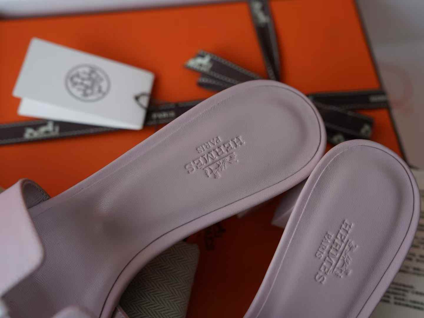 Hermès ORAN EPSOM Slippers view 3