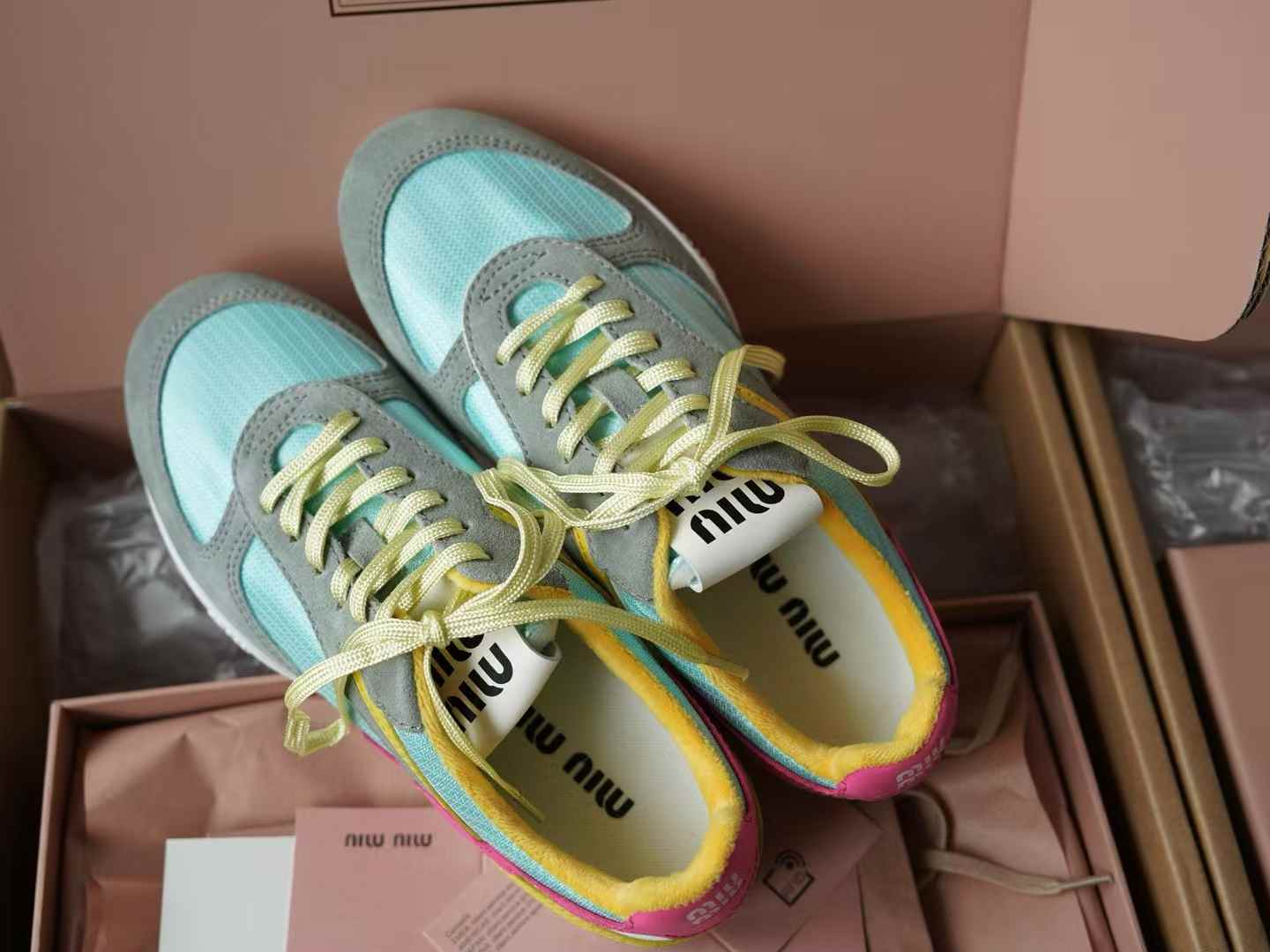 Miu Miu Virtue training shoes view 2