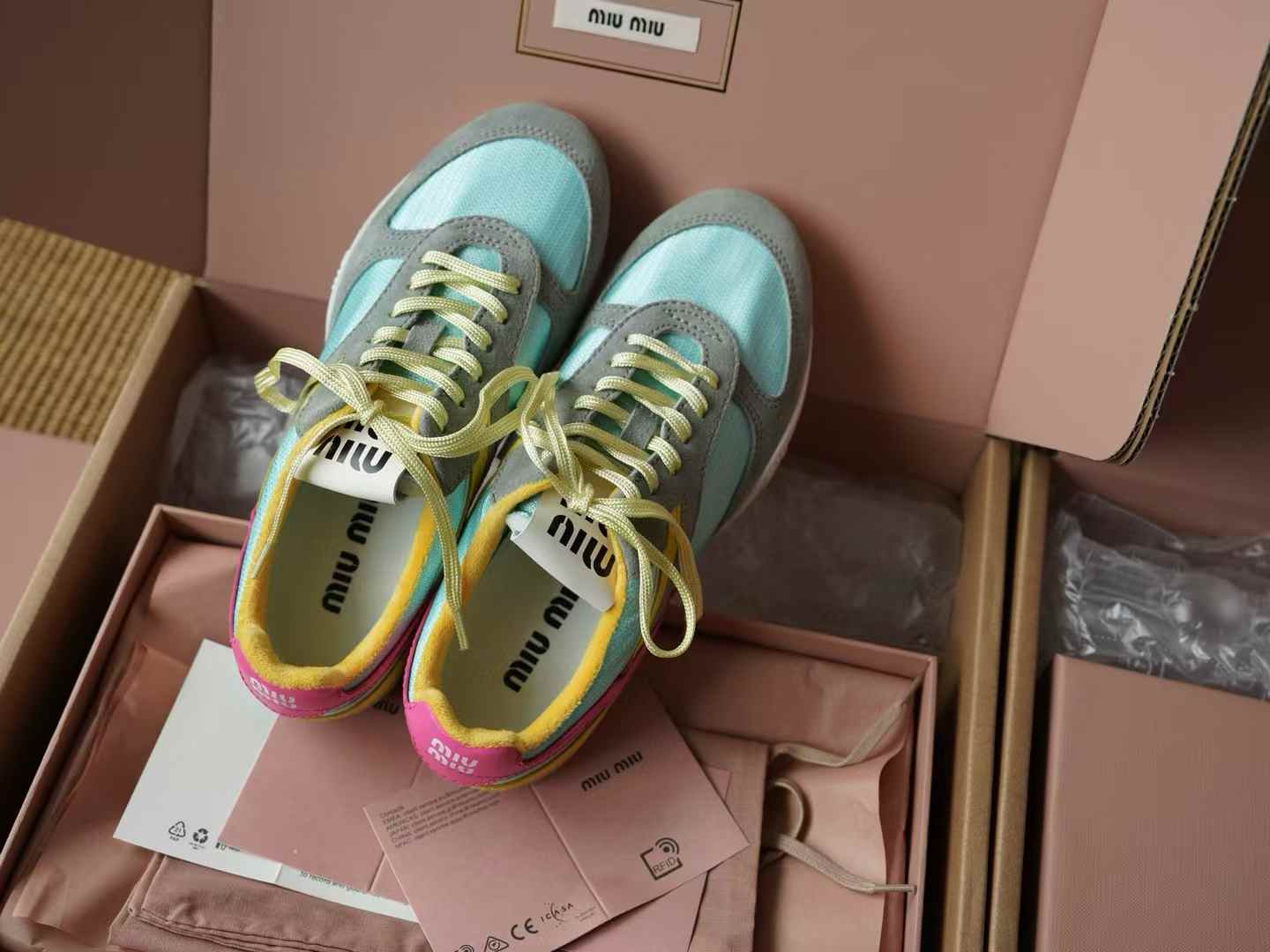 Miu Miu Virtue training shoes view 3