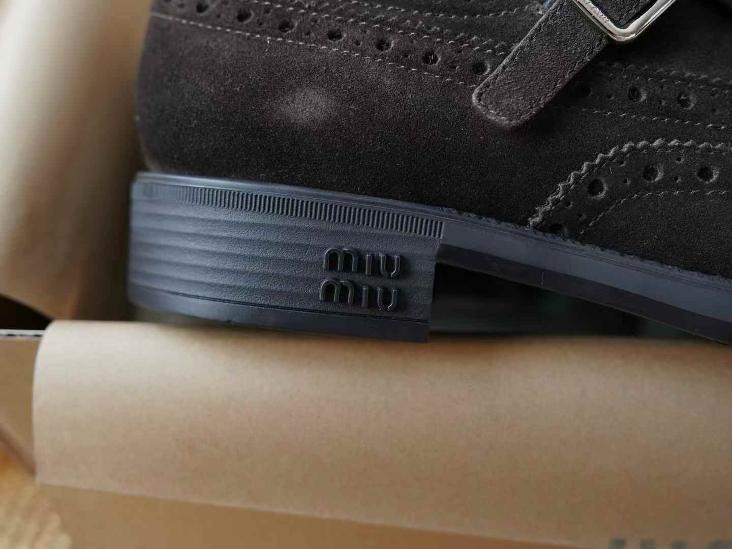Miu Miu X Churchs Brock shoes view 8