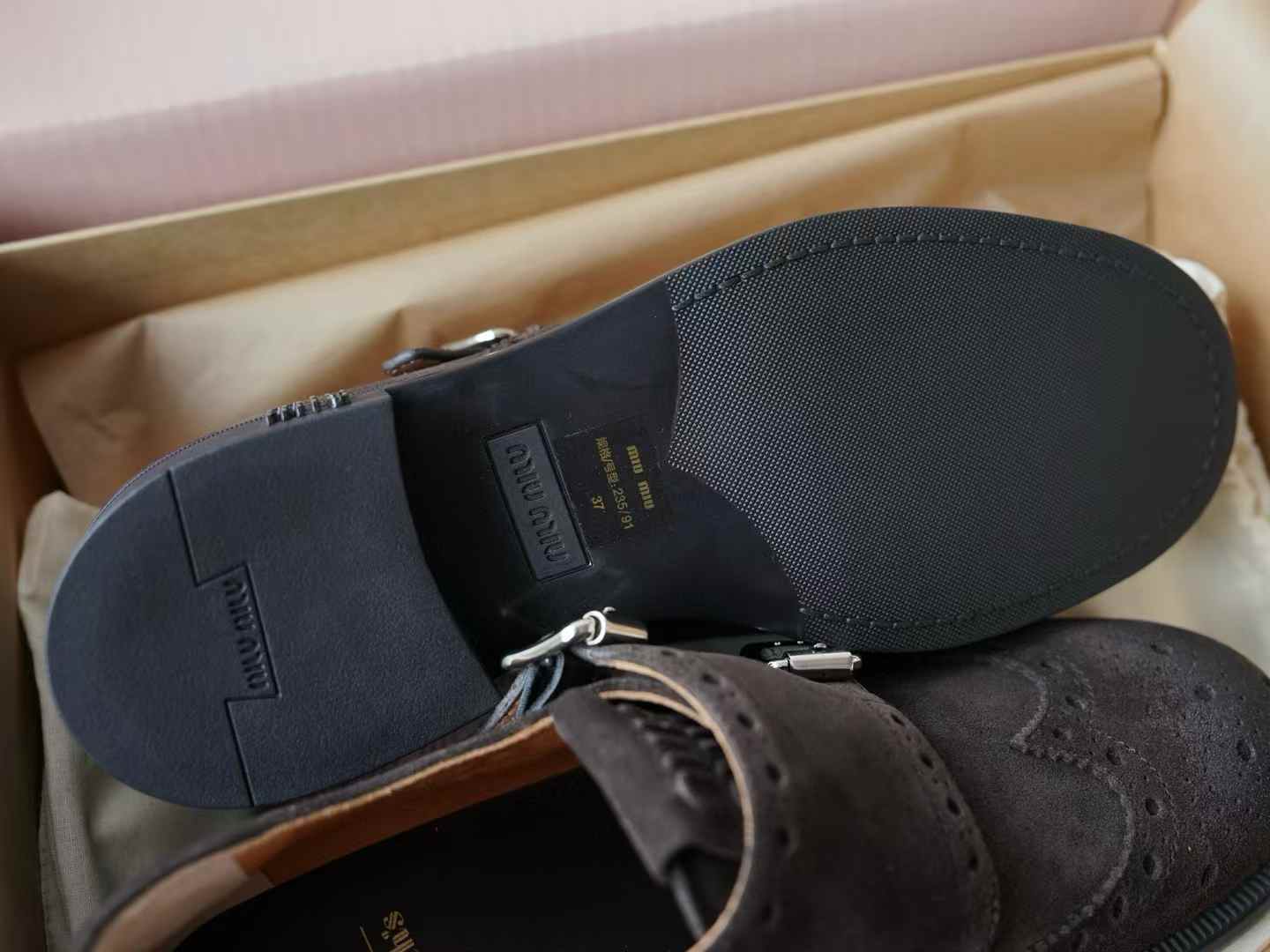 Miu Miu X Churchs Brock shoes view 9