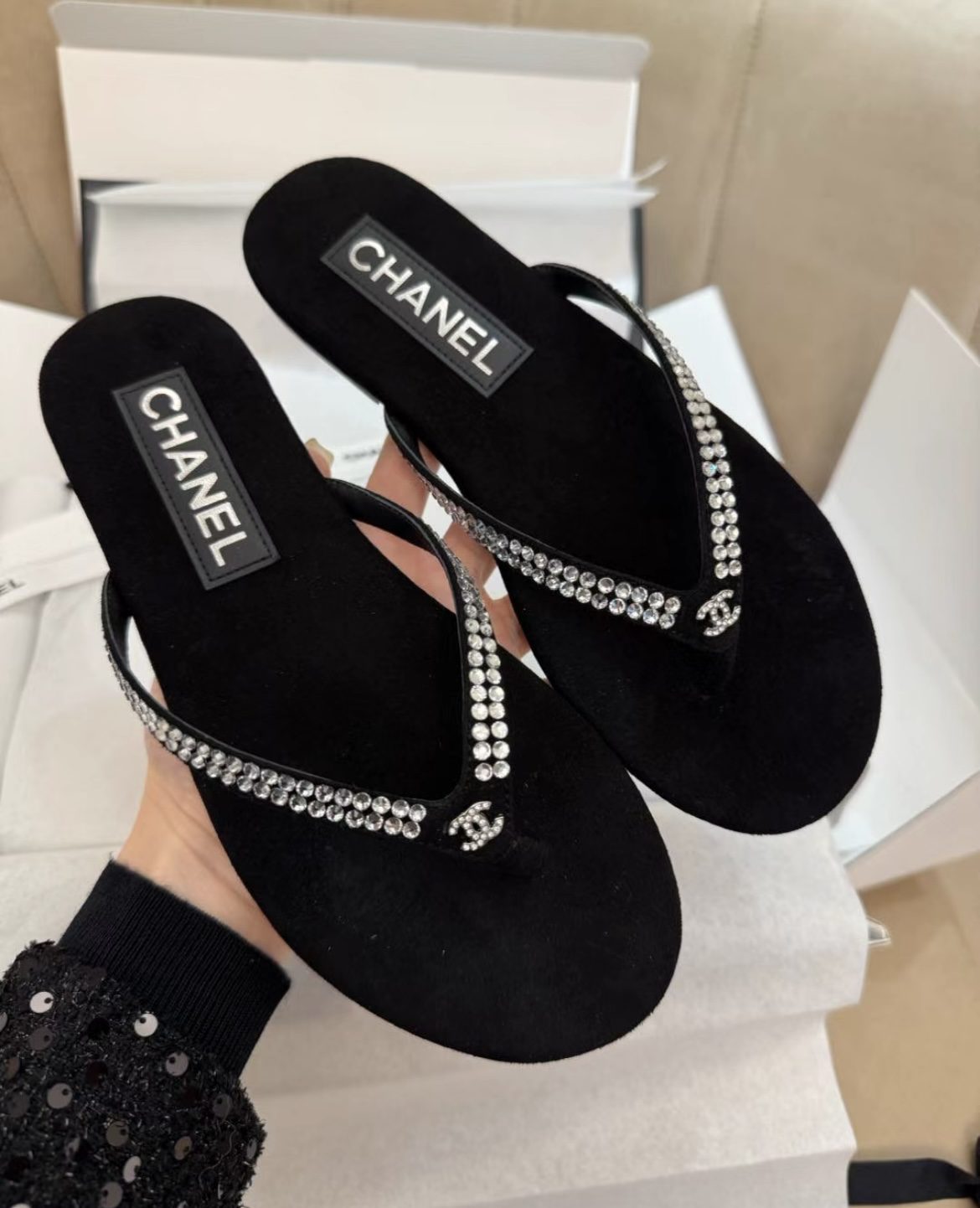 Chanel Slippers view 1