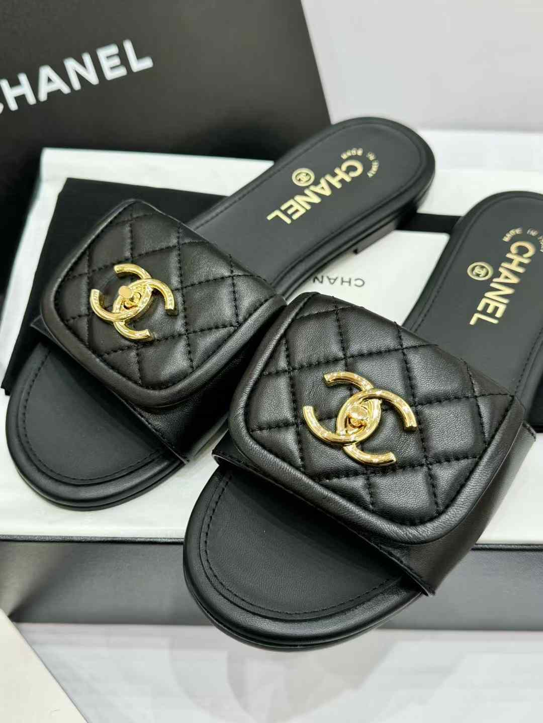 Chanel Slippers view 3