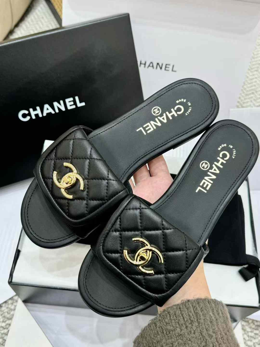 Chanel Slippers view 4