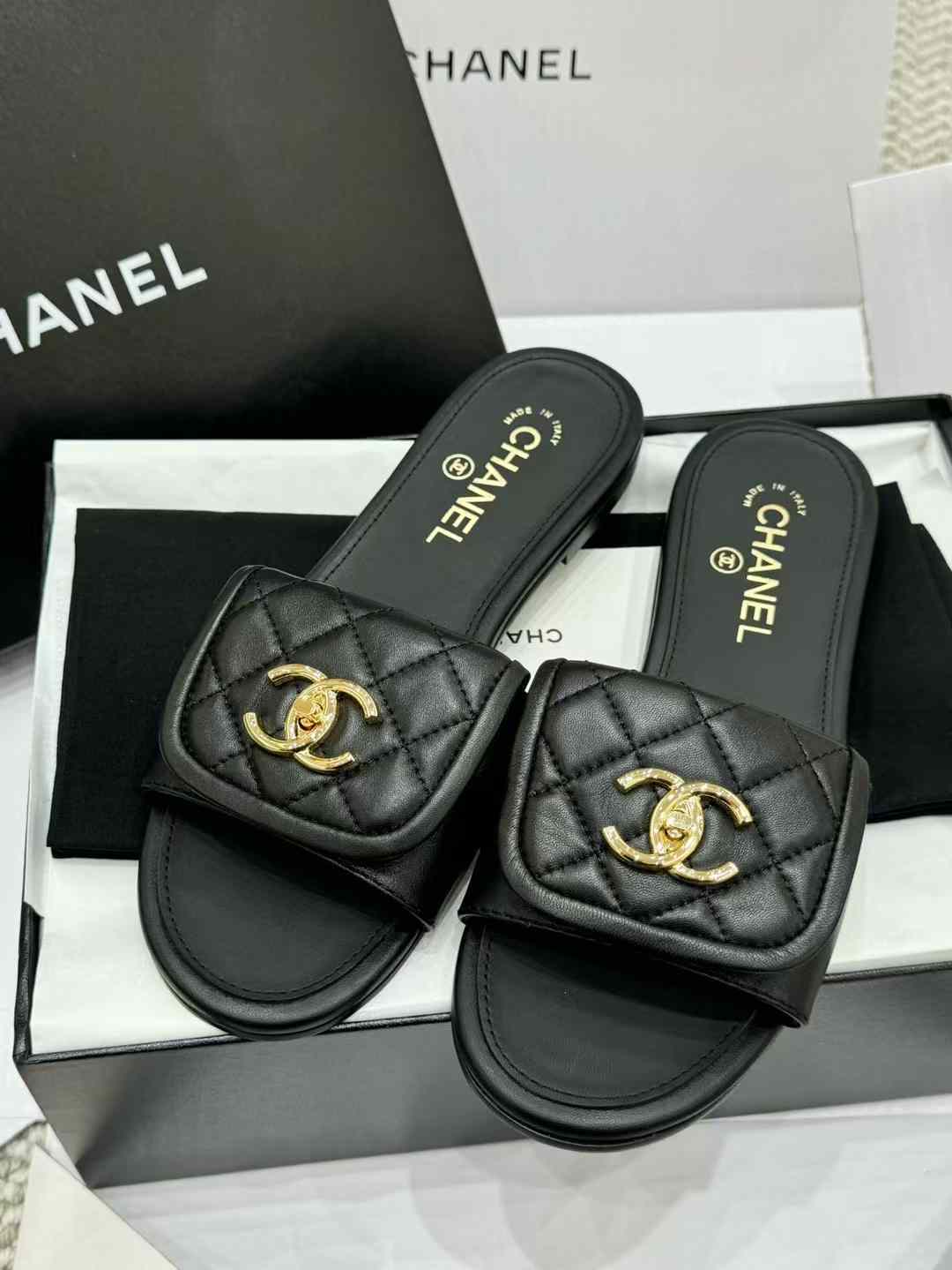 Chanel Slippers view 6