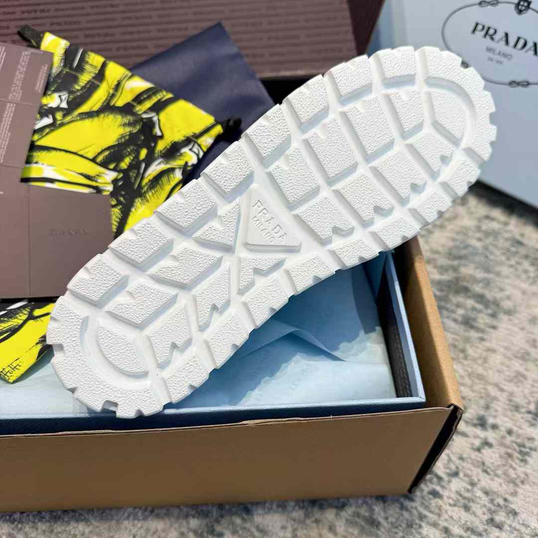 Prada Lamb fur sneakers view 5