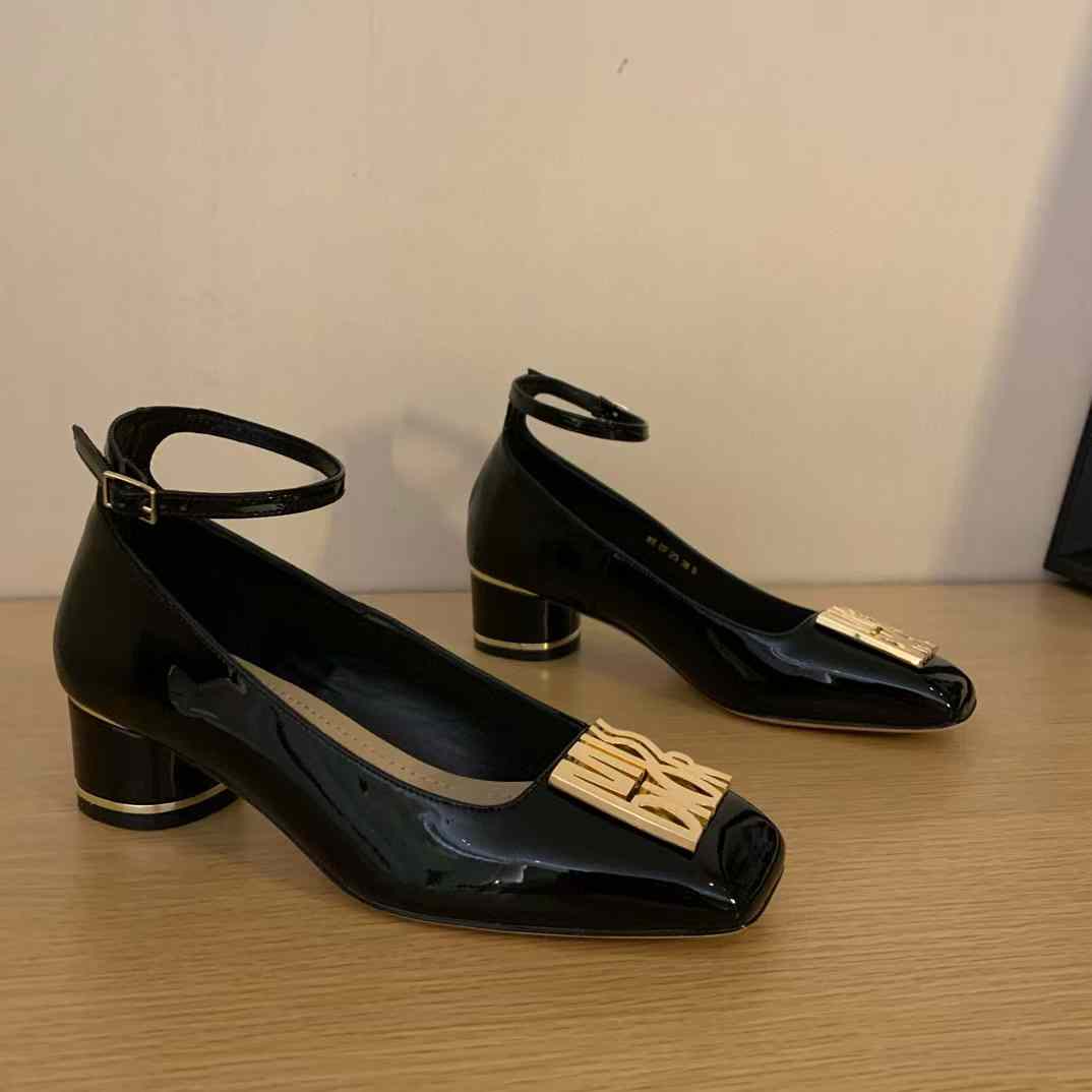 Dior Thick heeled leather shoes view 4