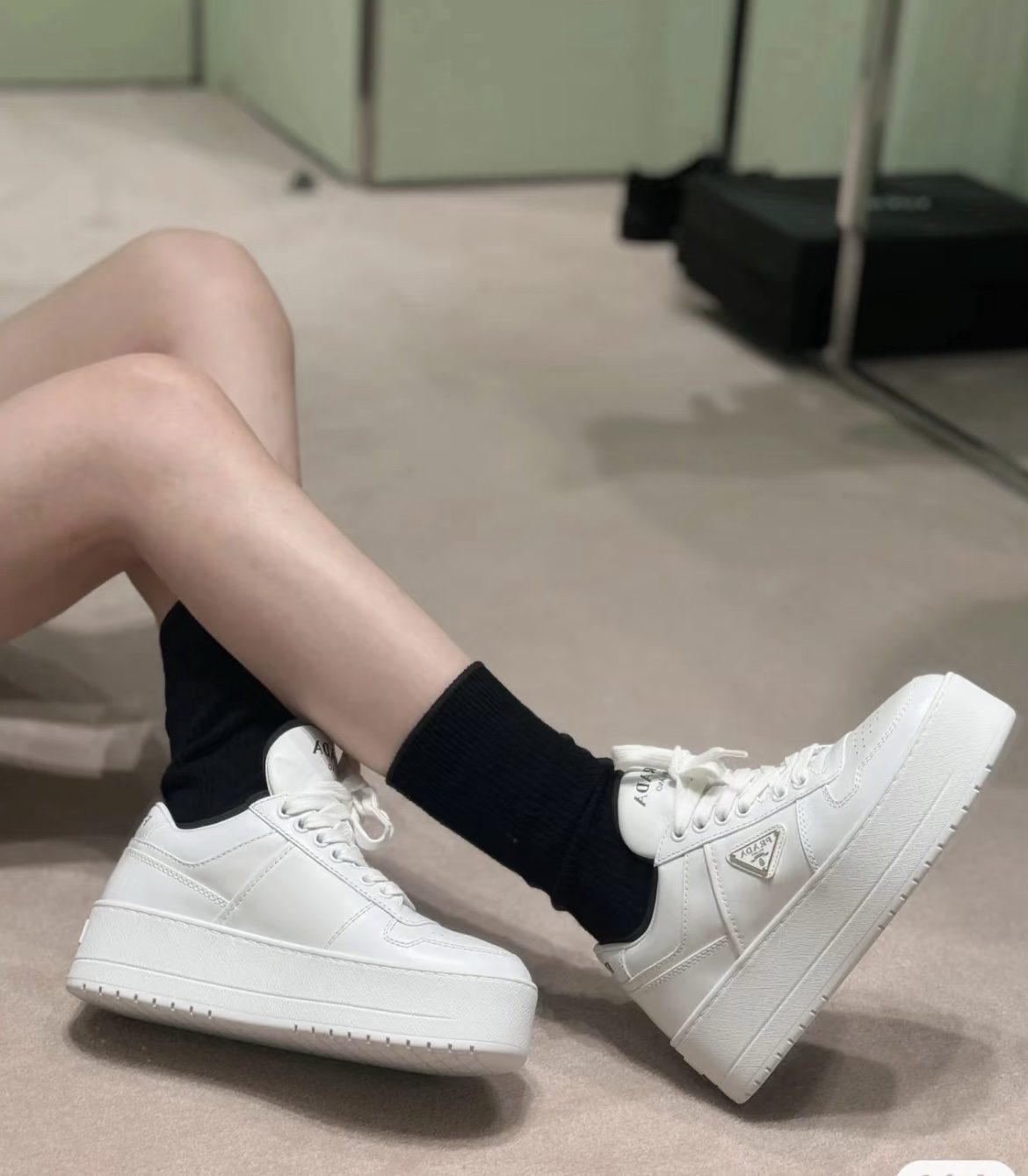 Prada Platform casual shoes view 1